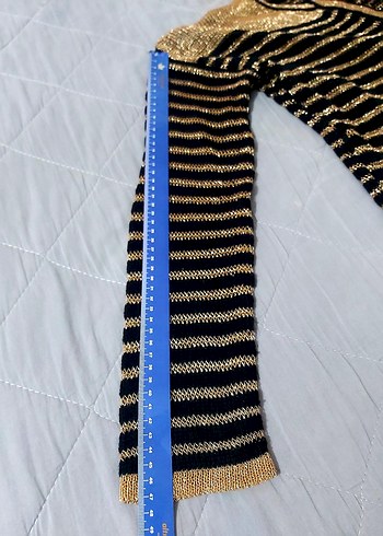 Kadın Kahverengi Örgü Midi Hırka - Görsel 6