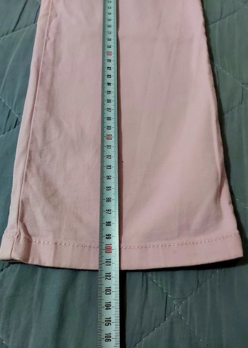 Pembe Pamuklu Kadın Düz Kesim Pantolon - Görsel 10