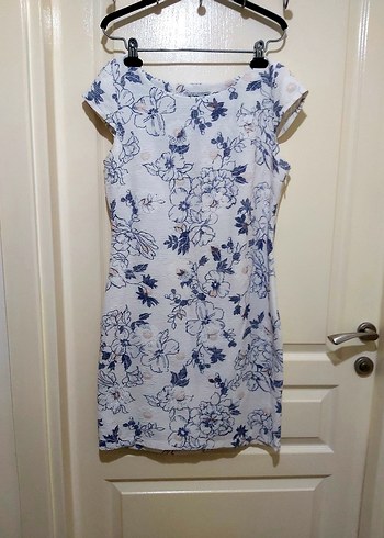 Çiçek Desenli Midi Bohem Elbise - Görsel 2