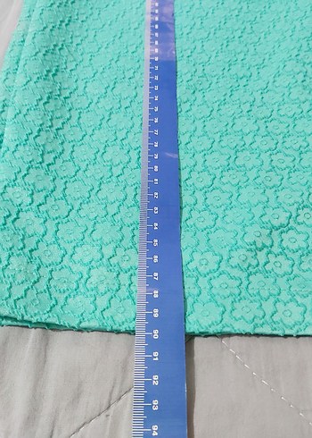 Turkuaz V Yakalı Midi Kadın Elbise - Görsel 11