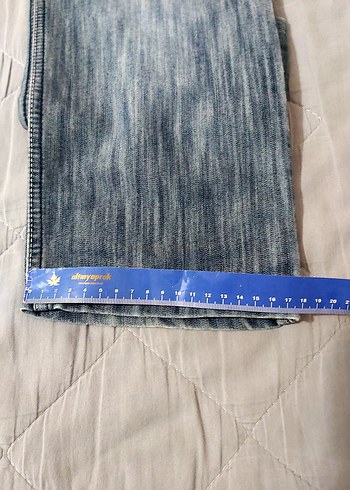 Kadın Denim Boru Paça Pantolon - Görsel 7