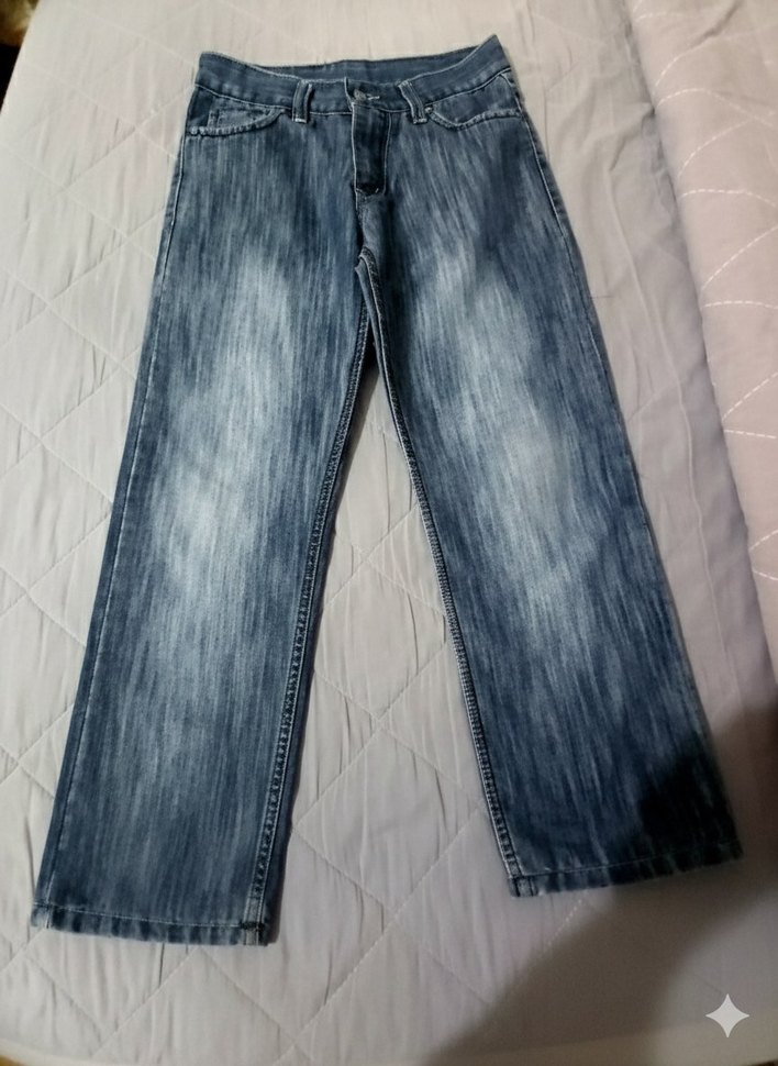 Kadın Denim Boru Paça Pantolon - Görsel 2