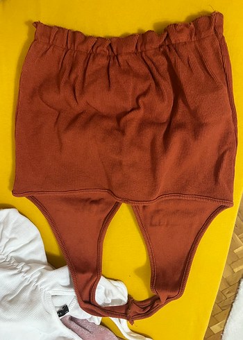 Düğmeli, Midi Boy, Kahverengi Hamile Şortu - Görsel 2