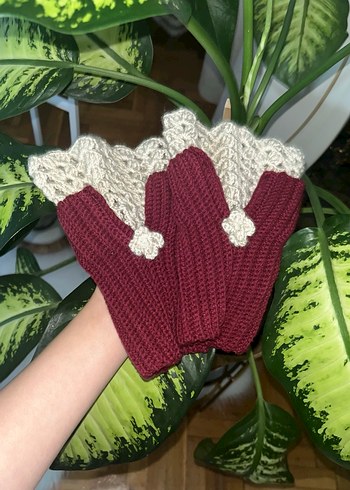 Örgü Kadın Eldiven - Görsel 6