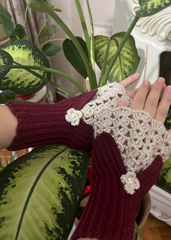 Örgü Kadın Eldiven - Görsel 2