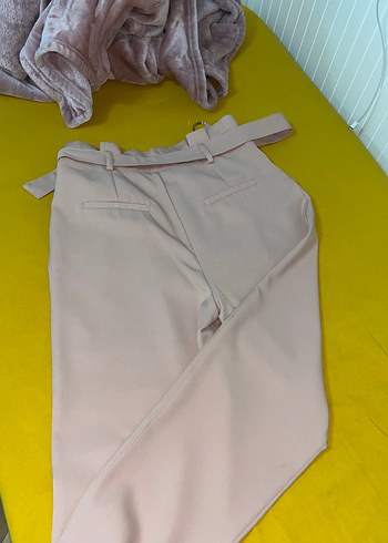 Trendyol & Milla Düğmeli Pembe Midi Kumaş Kadın Pantolon