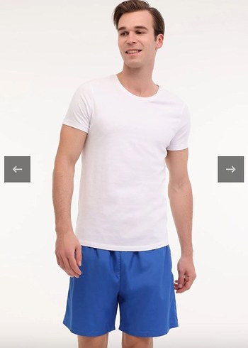 Erkek mavi Kinetix marka deniz şort - Görsel 3