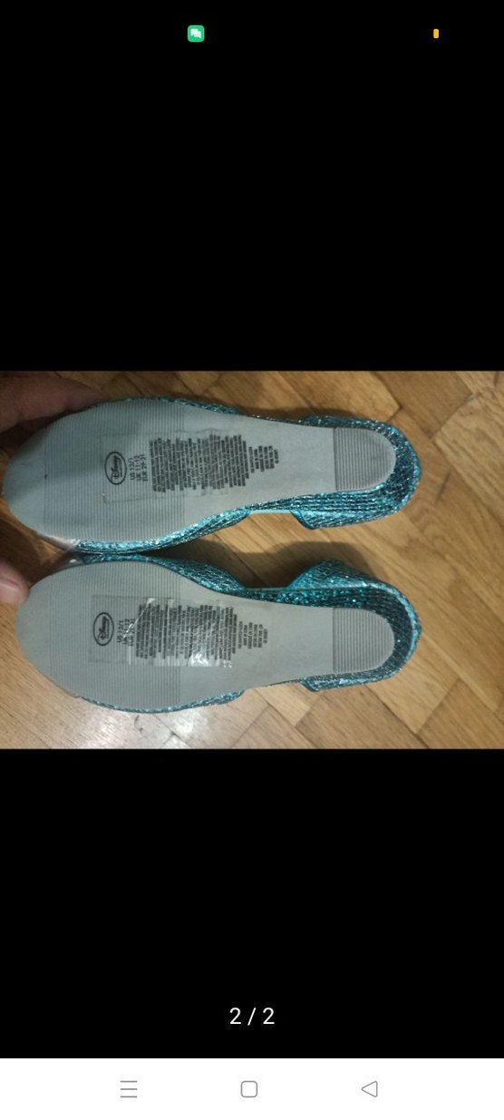 Turkuaz Tokalı Kız Çocuk Babet - Görsel 2