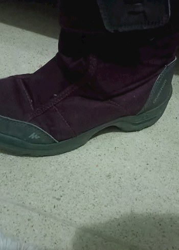 Decathlon Kız Çocuk Süet Kahverengi Cırtlı Bot - Görsel 2