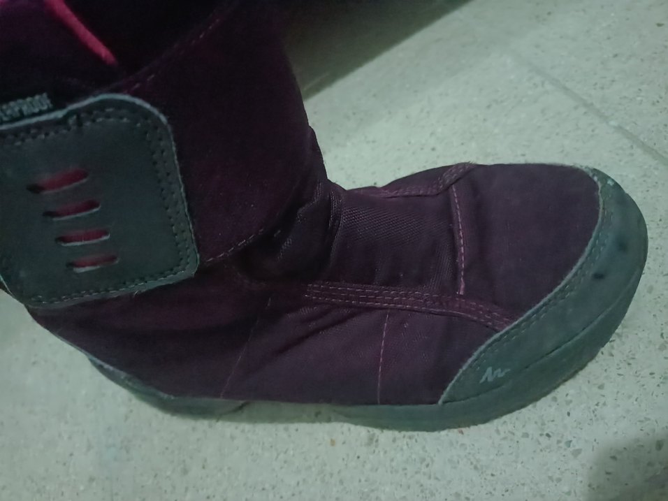 Decathlon Kız Çocuk Süet Kahverengi Cırtlı Bot - Görsel 3