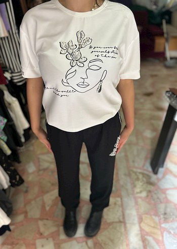 Taşlı eşofman takımı kadın - Görsel 2