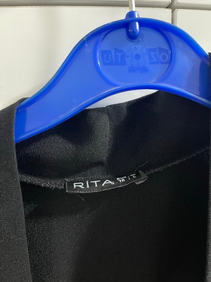 Siyah Uzun Kadın Gotik Hırka - Görsel 4