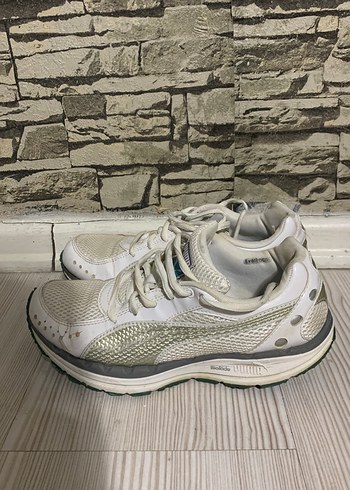 Puma Beyaz Platform Topuklu Spor Ayakkabı