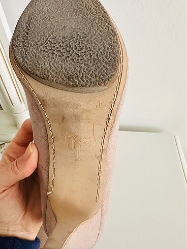 39 Beden ten rengi Renk Zara topuklu ayakkabı