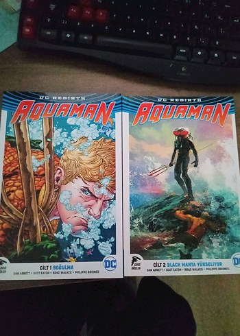 Aquaman Cilt 1 ve 2 Set Çizgi Roman