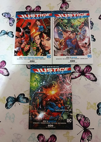 DC Rebirth Justice League 3 Cilt Set 1-2-3
