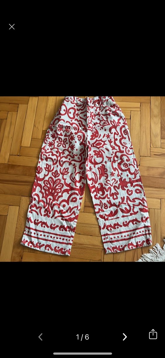 Nakışlı Bohem Kız çocuk  Pantolon - Görsel 2