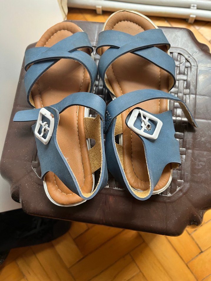 Tokalı Mavi   Sandalet - Görsel 3