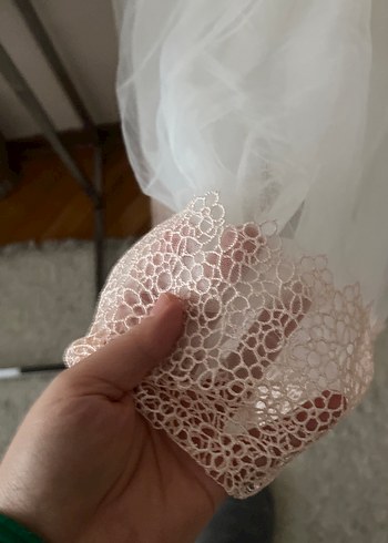 Kız Çocuk Beyaz Dantel Bohem Elbise - Görsel 5