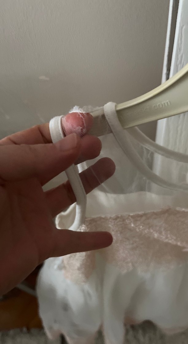 Kız Çocuk Beyaz Dantel Bohem Elbise - Görsel 3