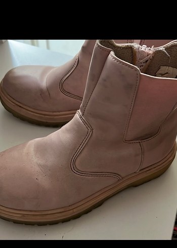 Bej Deri Kız Botu - Görsel 3