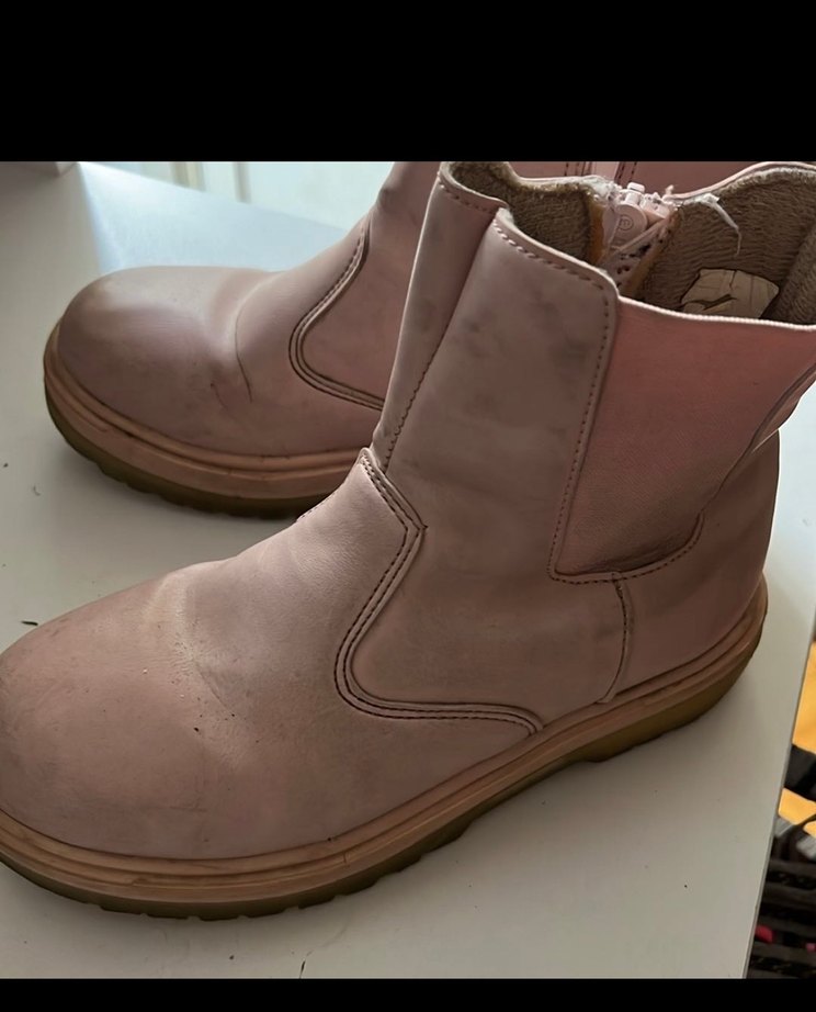 Bej Deri Kız Botu - Görsel 3