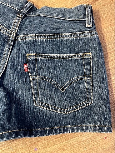 Levis levis orijinal denim şort