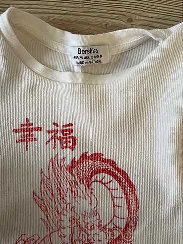 bershka 2li baskılı t-shirt