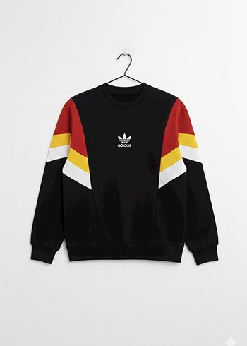 Adidas Siyah Baskılı Erkek Sweatshirt - Görsel 2