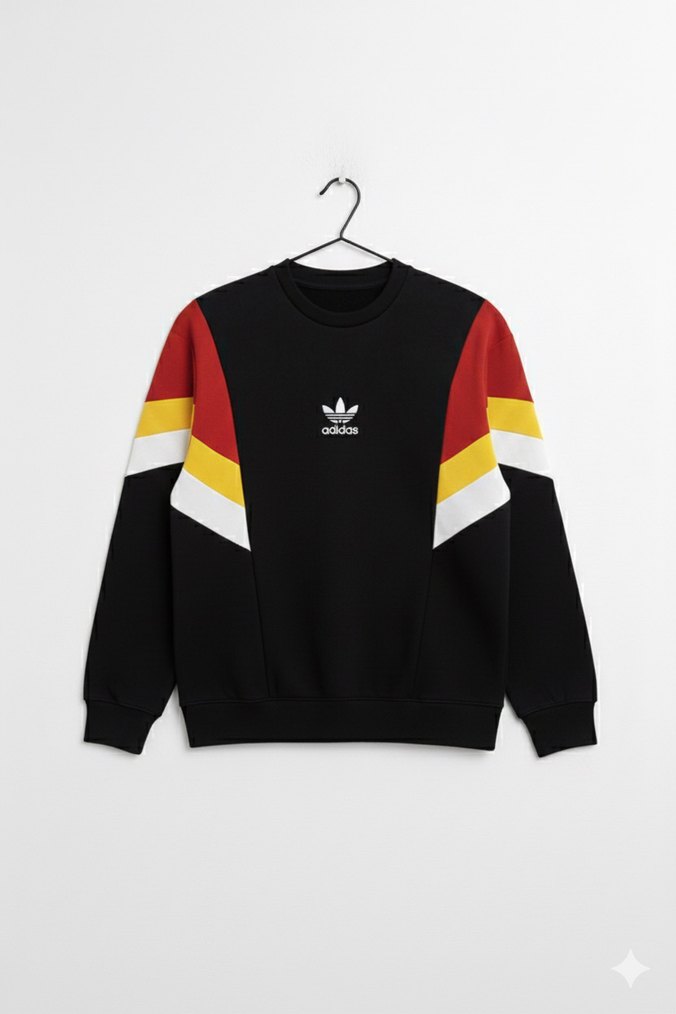 Adidas Siyah Baskılı Erkek Sweatshirt - Görsel 2