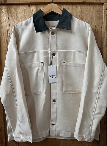 Zara Origins Keten/Canvas Ceket