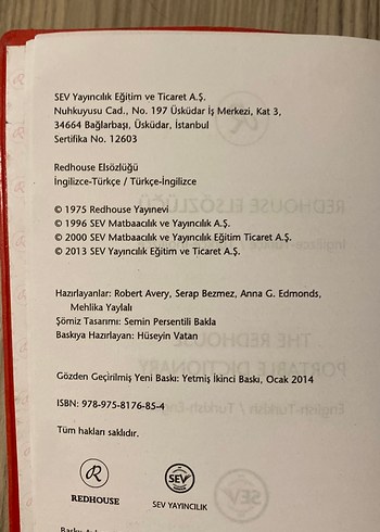 Redhouse Sözlük - Görsel 3