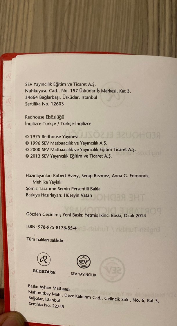 Redhouse Sözlük - Görsel 3