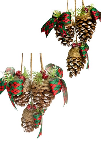 Renkli Kozalaklı Kapı Süsü - Görsel 4