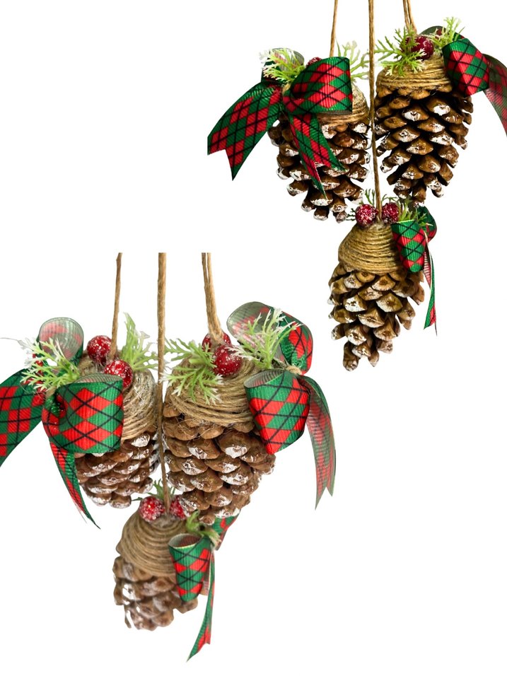 Renkli Kozalaklı Kapı Süsü - Görsel 4