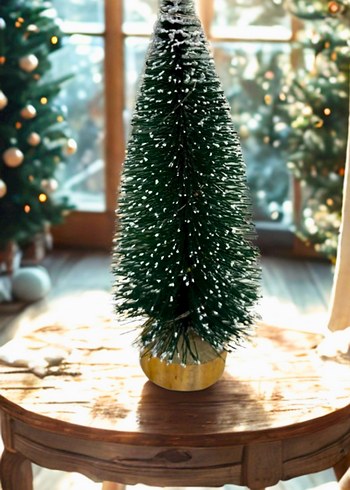 Renkli Mini Yılbaşı Ağacı 20 cm - Görsel 2