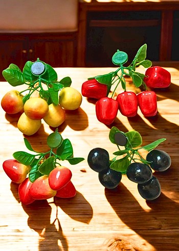 Yapay sebze meyve magnet 4 lü set - Görsel 7