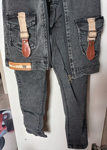 Diğer Erkek Çocuk Kot Yelek Pantolon Takımı