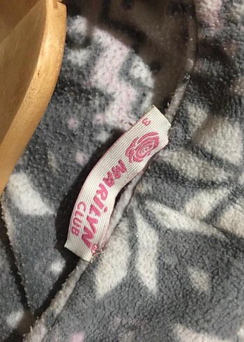 Gri Bohem V Yaka Örme Midi Ceket - Görsel 3