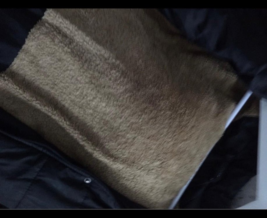 Kürk Detaylı Siyah Midi Kadın Kışlık Mont - Görsel 4