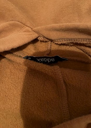 Kadın Kahverengi Kapüşonlu Sweatshirt - Görsel 3