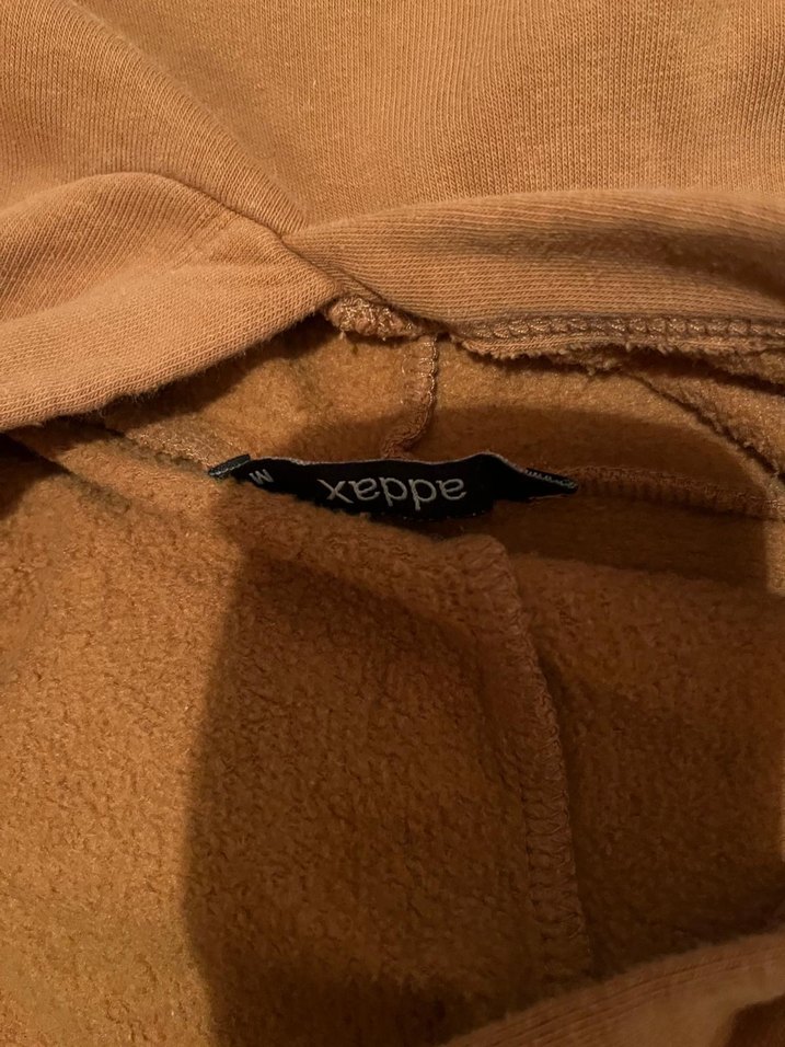 Kadın Kahverengi Kapüşonlu Sweatshirt - Görsel 3