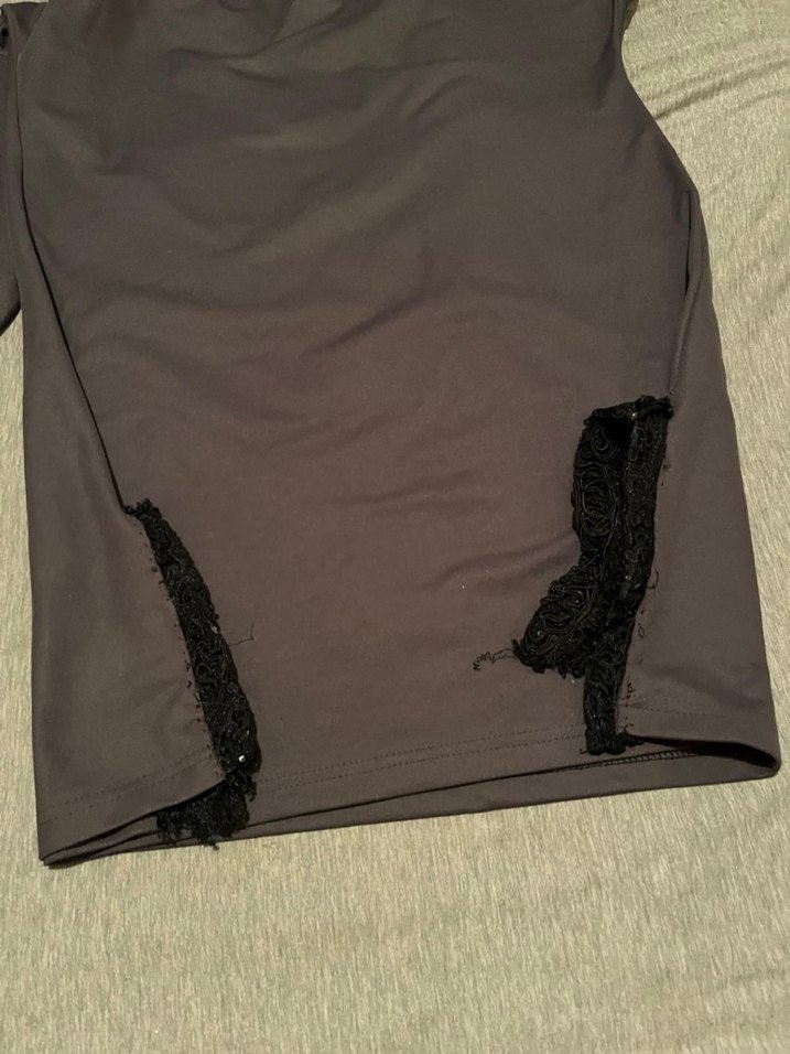 Gri Uzun Kollu Salaş Tunik - Görsel 2