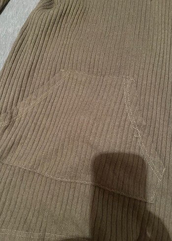 Kadın Kahverengi Balıkçı Yaka Triko Kazak - Görsel 3