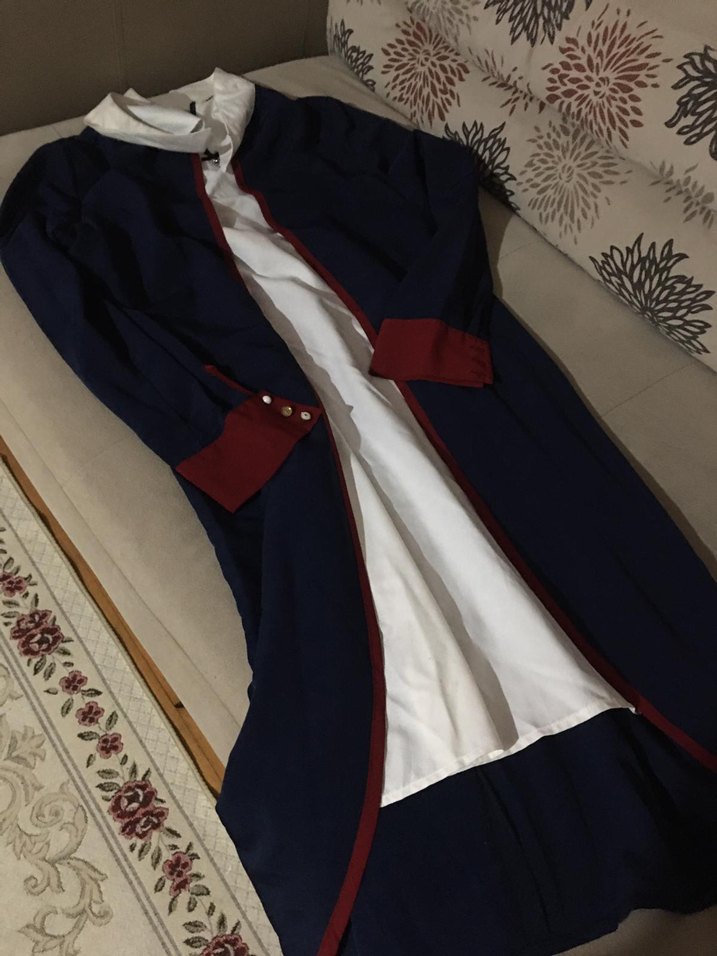 Bordo Drapeli Uzun Kadın Mezuniyet Elbisesi - Görsel 3