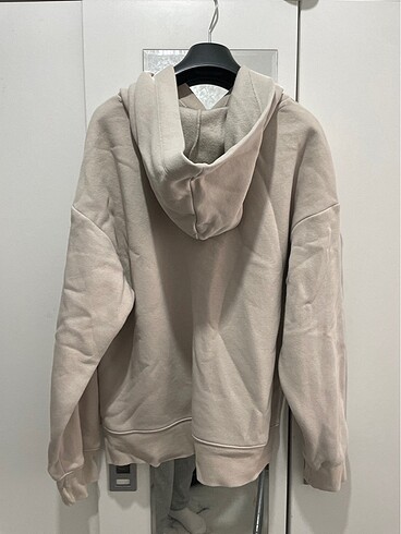 l Beden Bej rengi 2 iplik sweatshirt