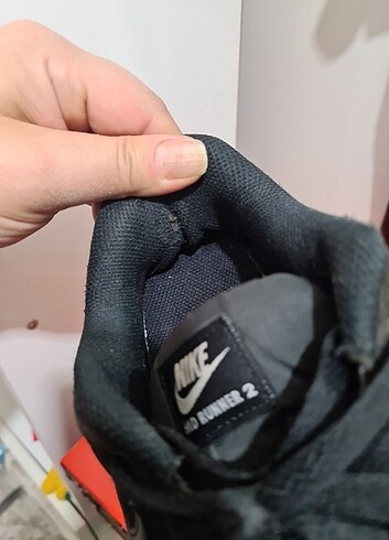 40,5 Beden siyah Renk Nike runner md2 kadın 40.5
