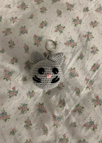 Kedi Amigurumi Anahtarlık - Görsel 2