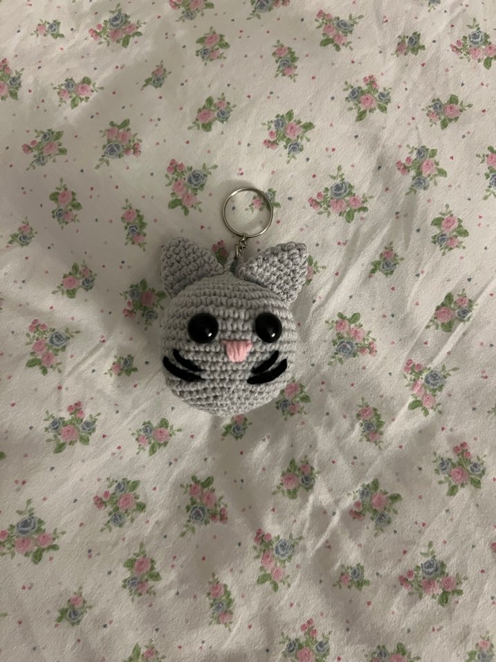 Kedi Amigurumi Anahtarlık - Görsel 2