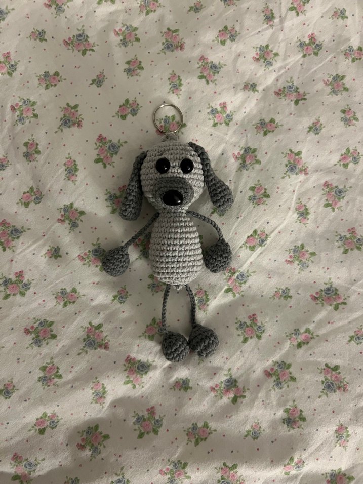 Köpek Amigurumi Anahtarlık - Görsel 2